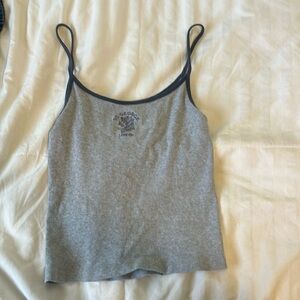 navy blue tank top from brandy melvil! one size fits all :)